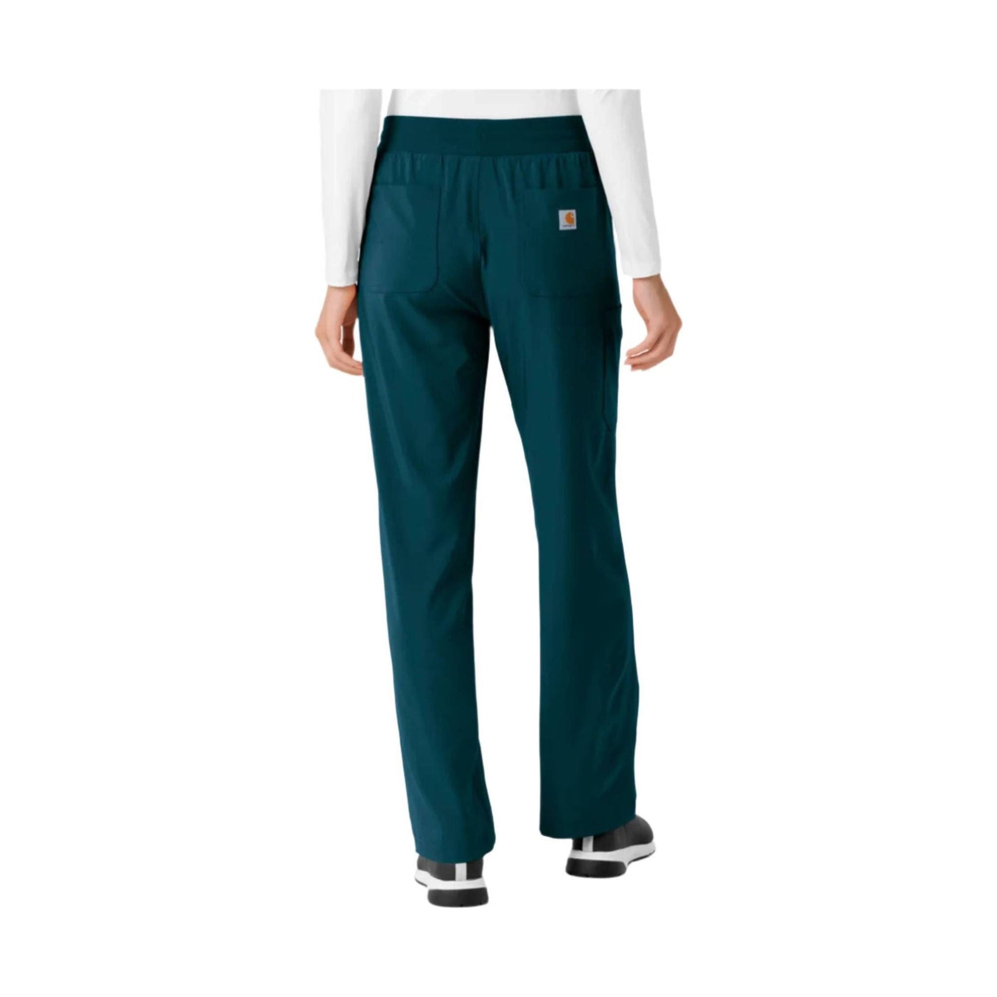 Carhartt Women's Force Cross Flex Boot Cut Scrub Pant - Caribbean by Lenny's Shoe & Apparel