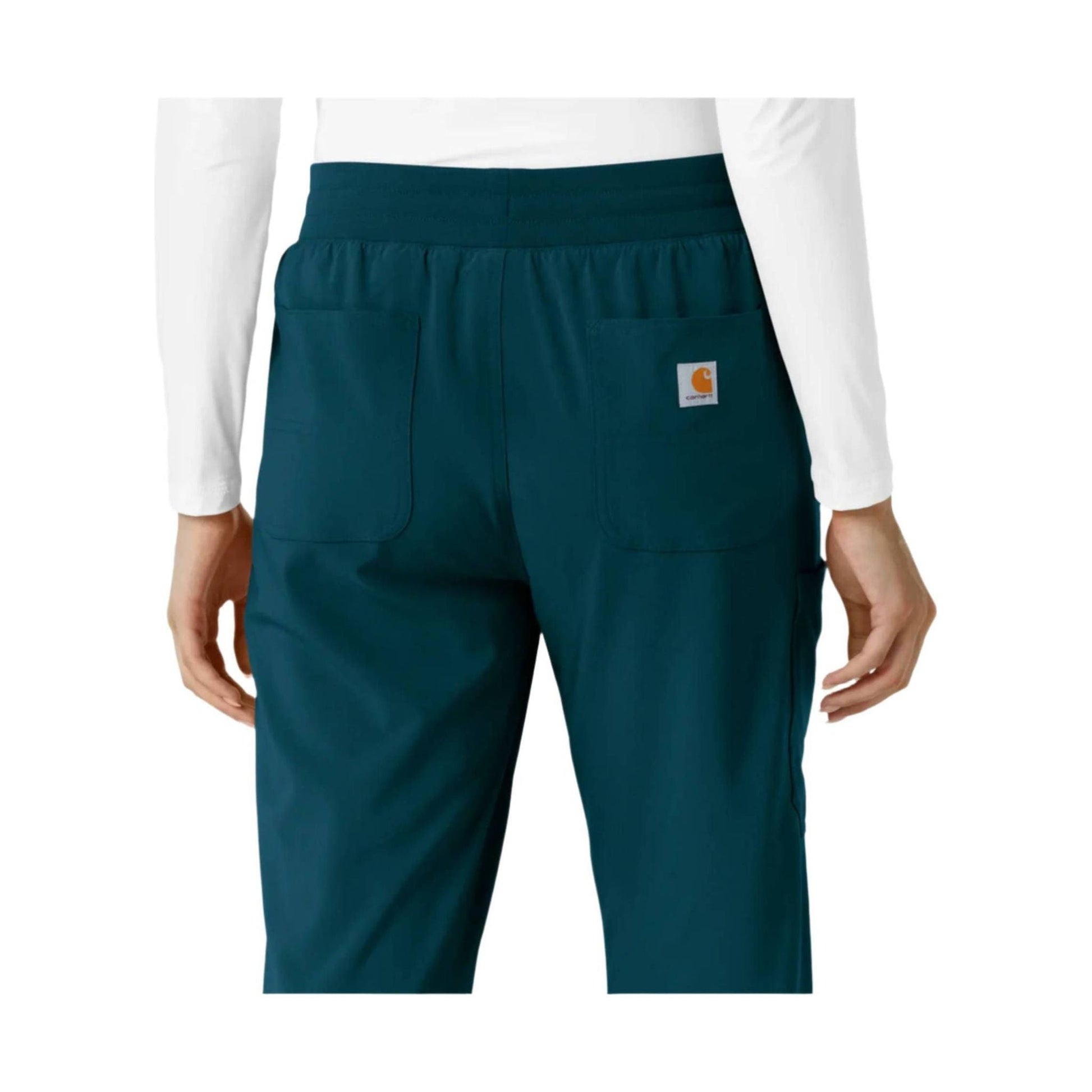 Carhartt Women's Force Cross Flex Boot Cut Scrub Pant - Caribbean by Lenny's Shoe & Apparel