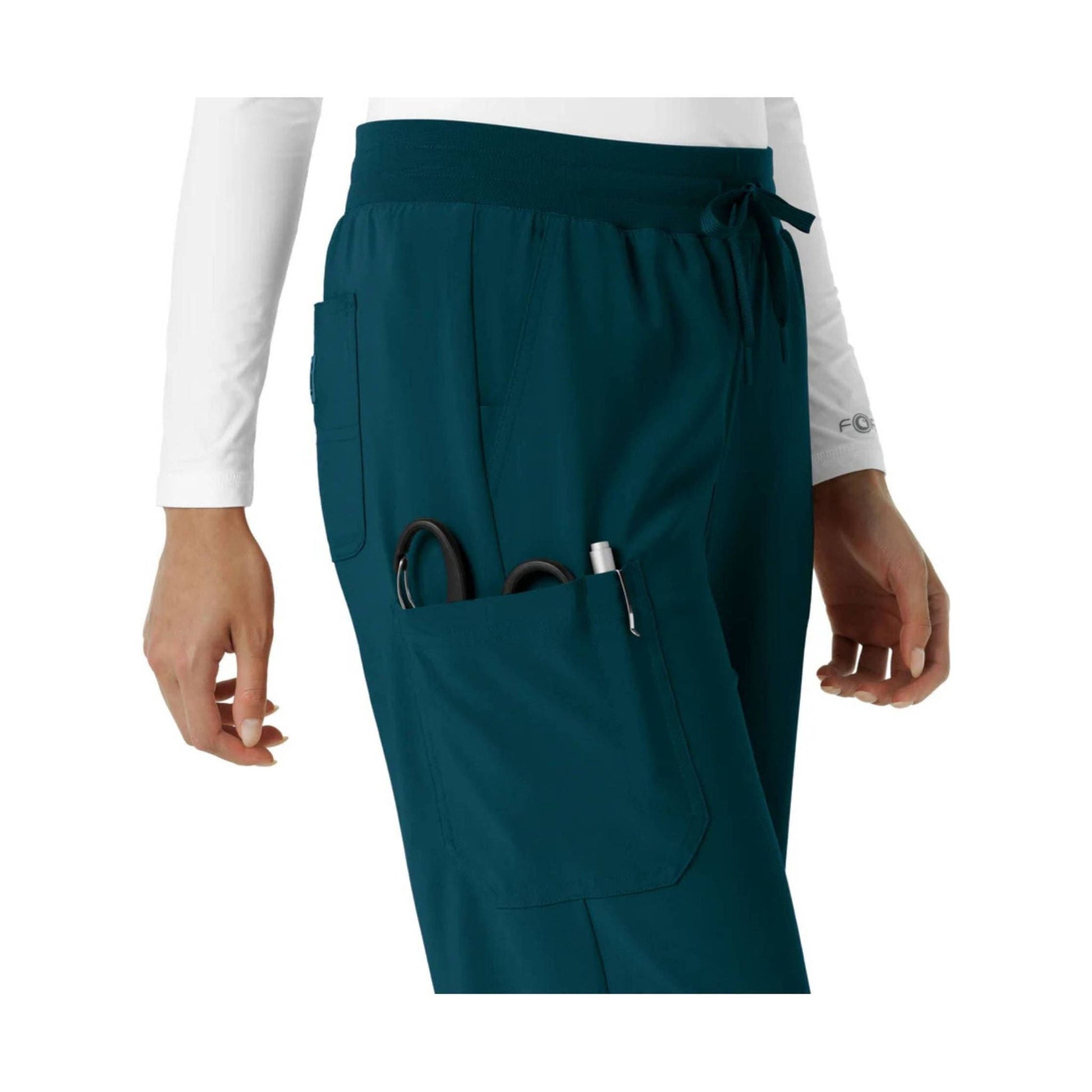 Carhartt Women's Force Cross Flex Boot Cut Scrub Pant - Caribbean by Lenny's Shoe & Apparel