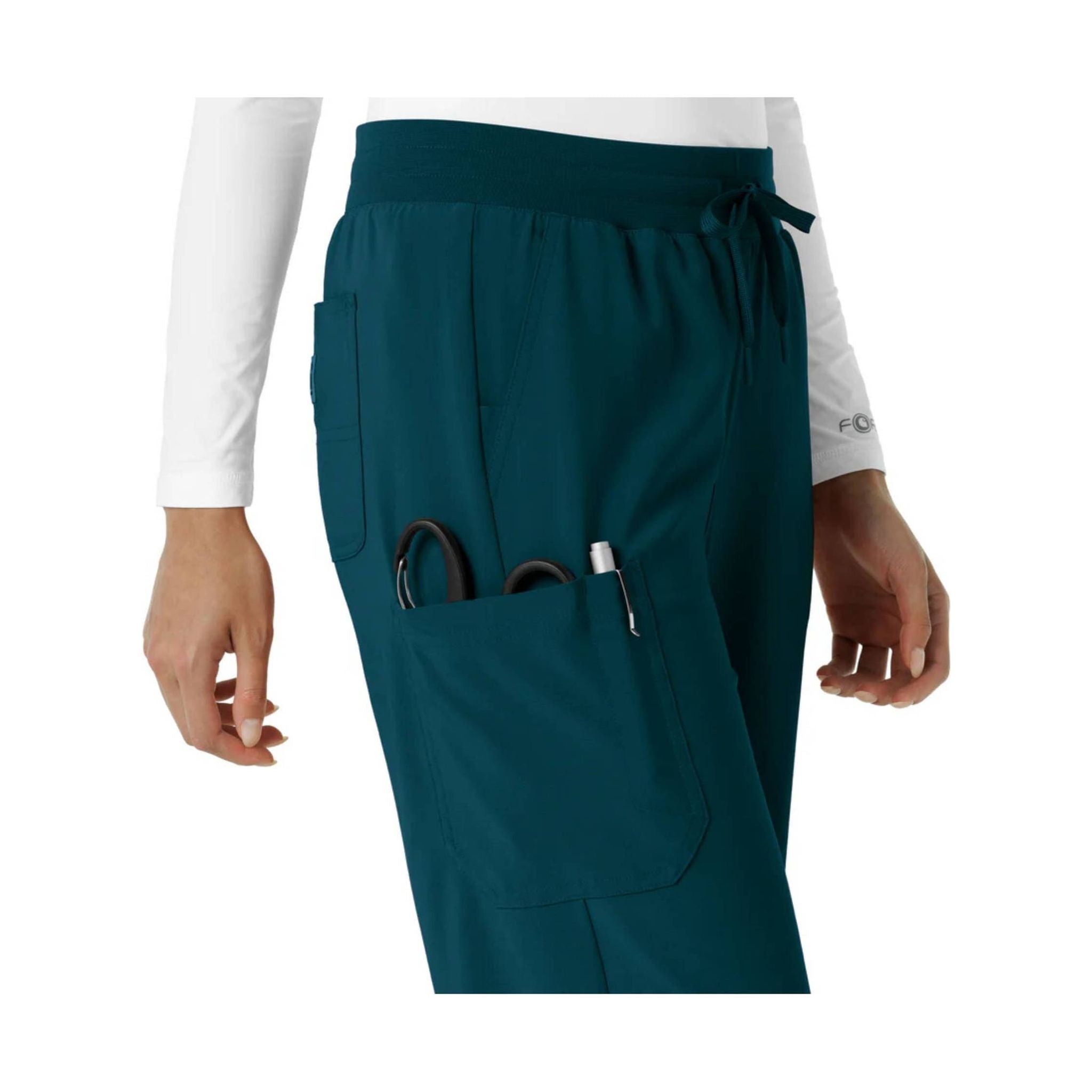 Carhartt Women's Force Cross Flex Boot Cut Scrub Pant - Caribbean by Lenny's Shoe & Apparel