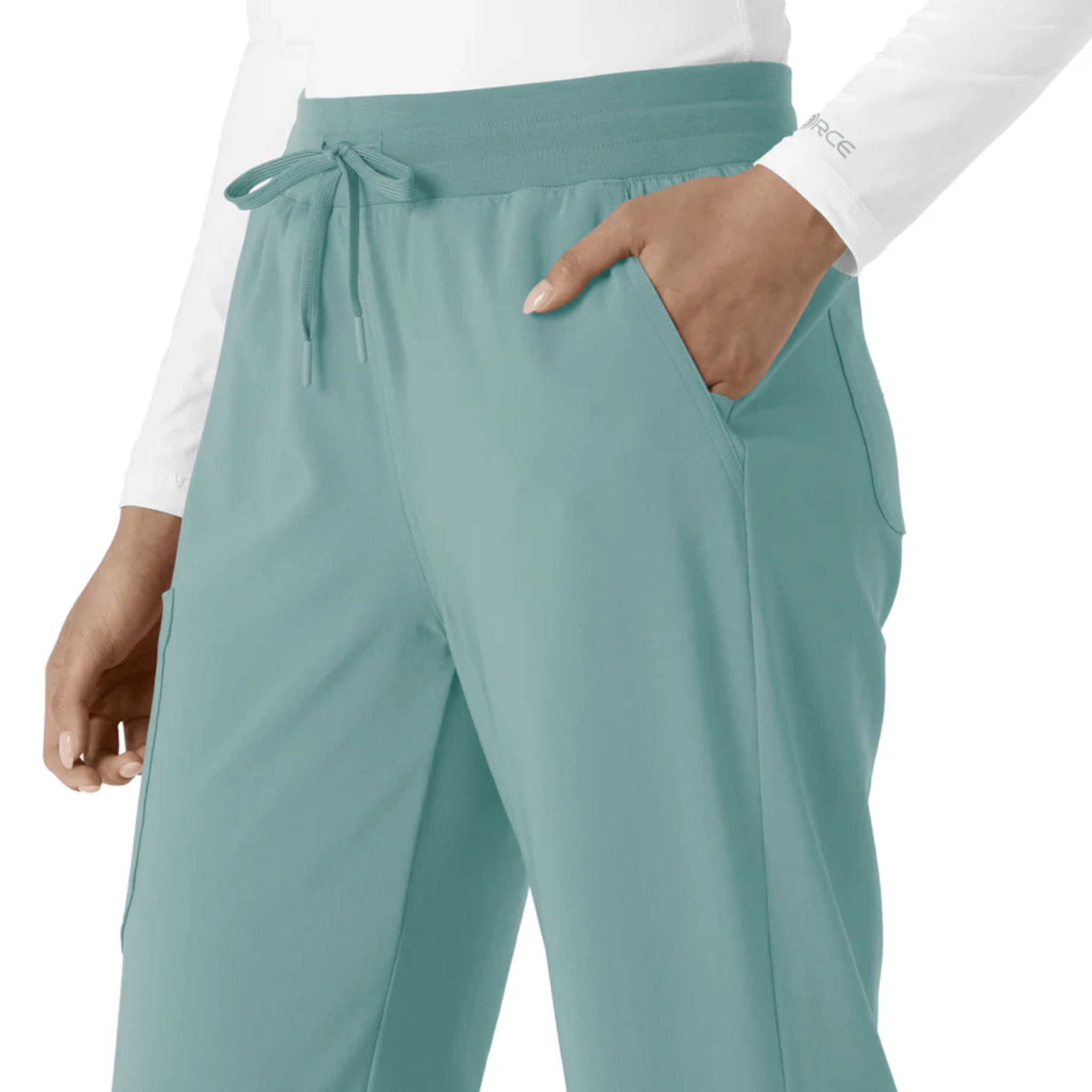 Carhartt Women's Force Cross Flex Boot Cut Scrub Pant - Summer Blue by Lenny's Shoe & Apparel