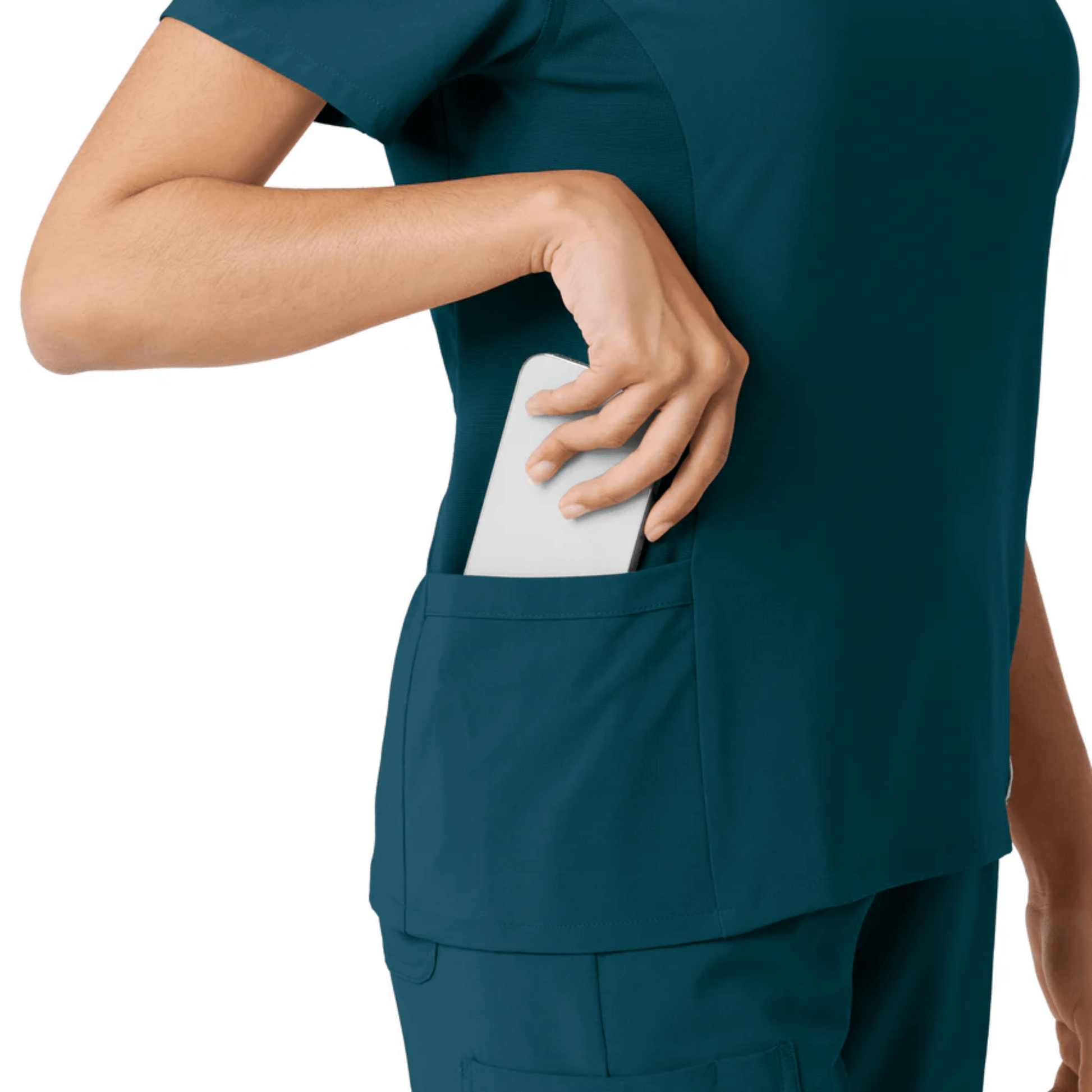 Carhartt Women's Force Cross Flex Knit Panel Scrub - Caribbean by Lenny's Shoe & Apparel