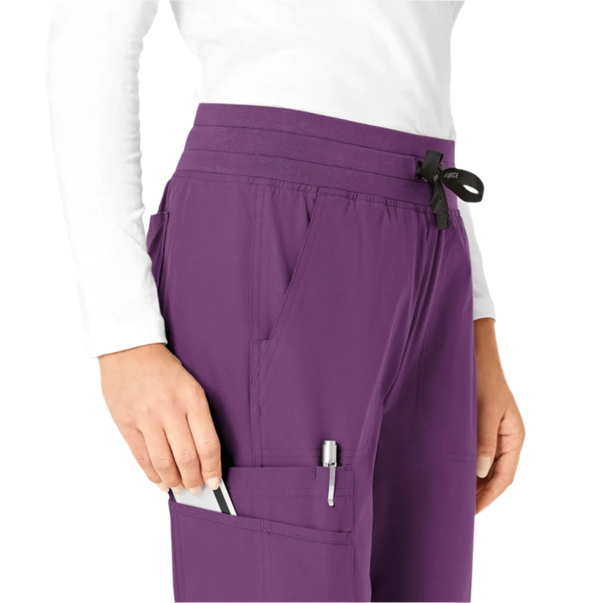 Carhartt Women's Force Essentials Jogger Scrub Pant - Eggplant by Lenny's Shoe & Apparel