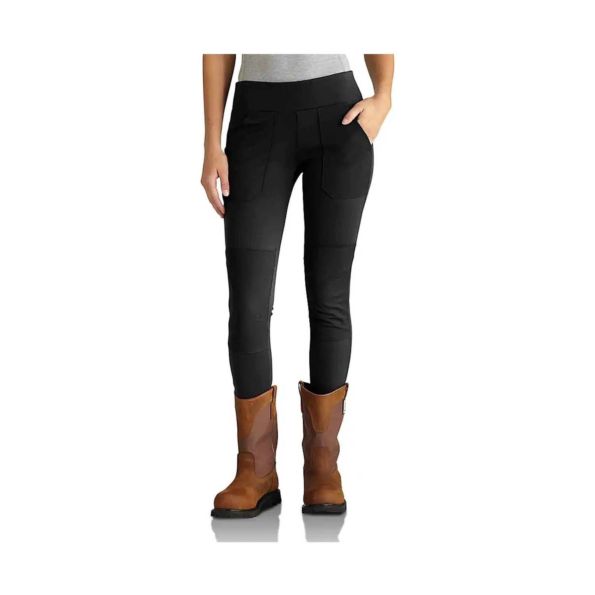 Carhartt Women's Force Fitted Midweight Utility Legging - Black by Lenny's Shoe & Apparel