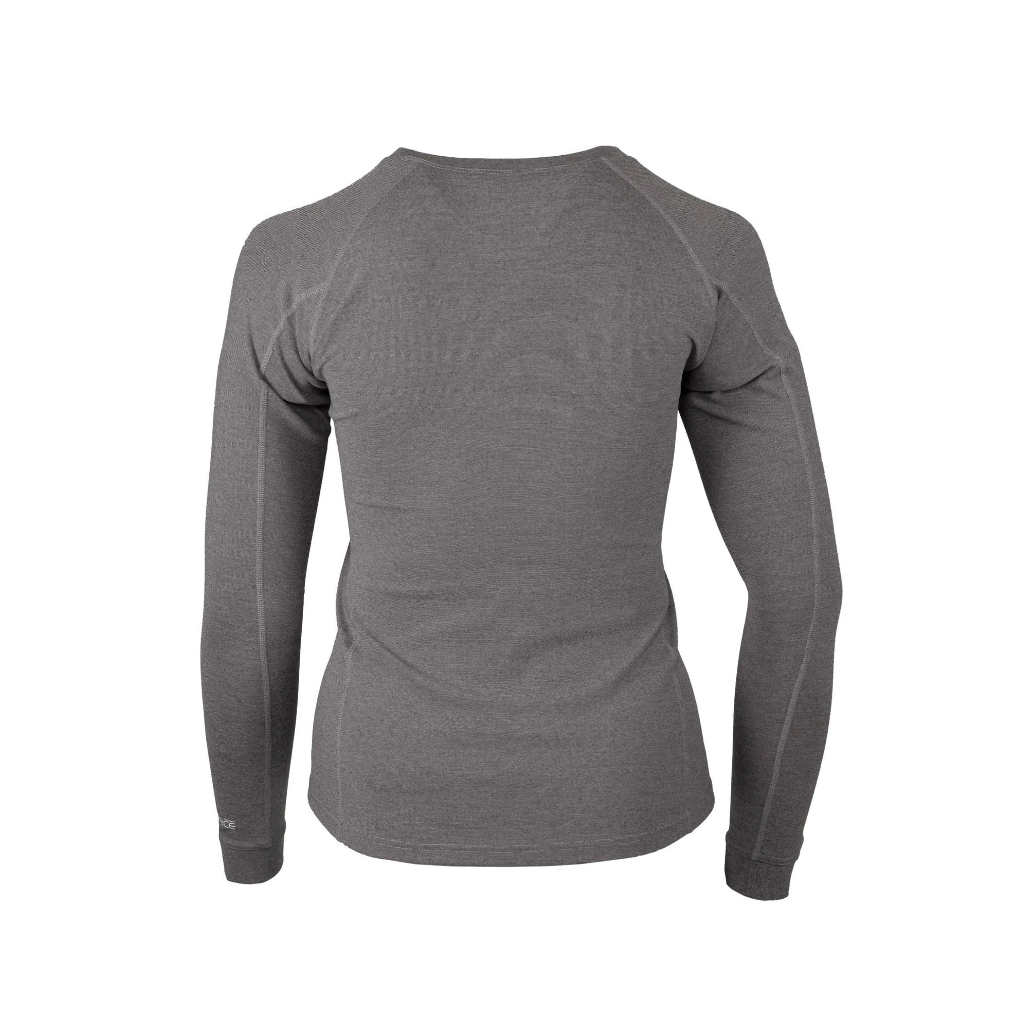 Carhartt Women's Force Heavyweight Heathered Knit Base Layer Crewneck Top - Shadow Heather by Lenny's Shoe & Apparel