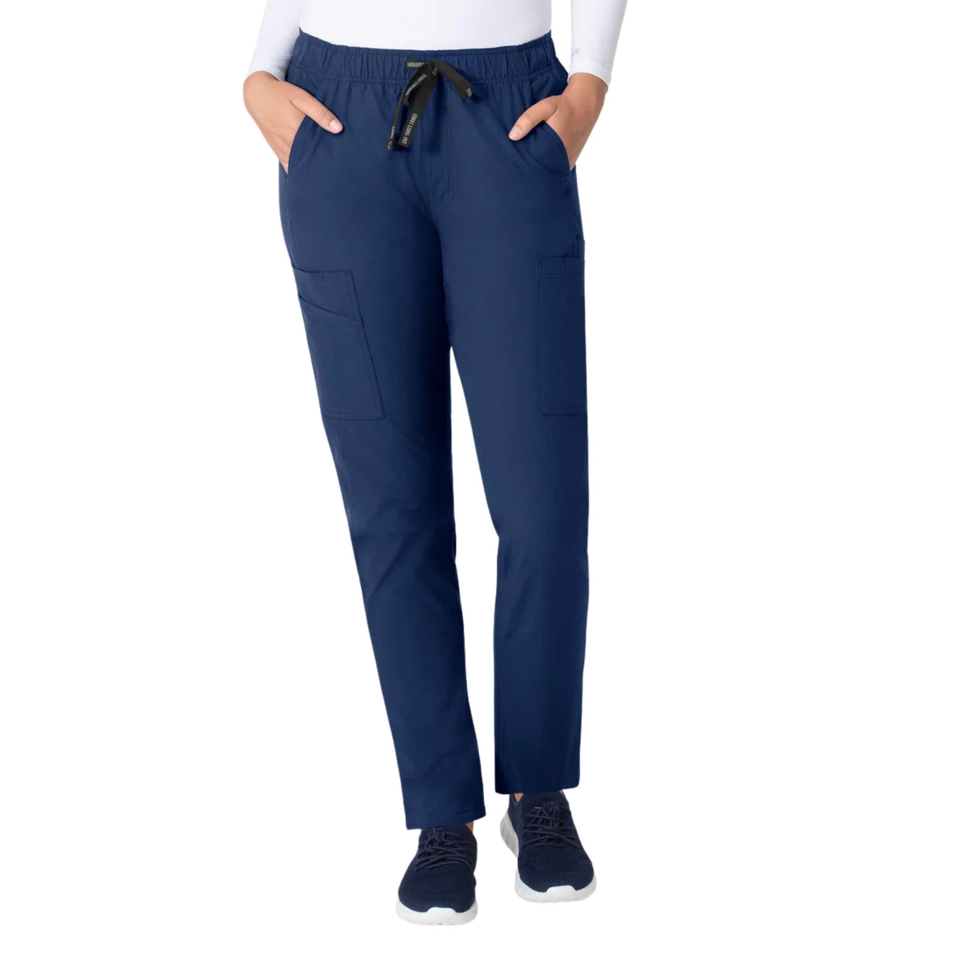 Carhartt Women's Force Modern Fit Straight Leg Scrub Pant - Navy by Lenny's Shoe & Apparel