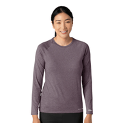 Carhartt Women's Force Performance Long Sleeve Scrub Tee - Black Plum Heather by Lenny's Shoe & Apparel