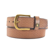Carhartt Women's Leather Basketweave Belt - Dark Brown by Lenny's Shoe & Apparel