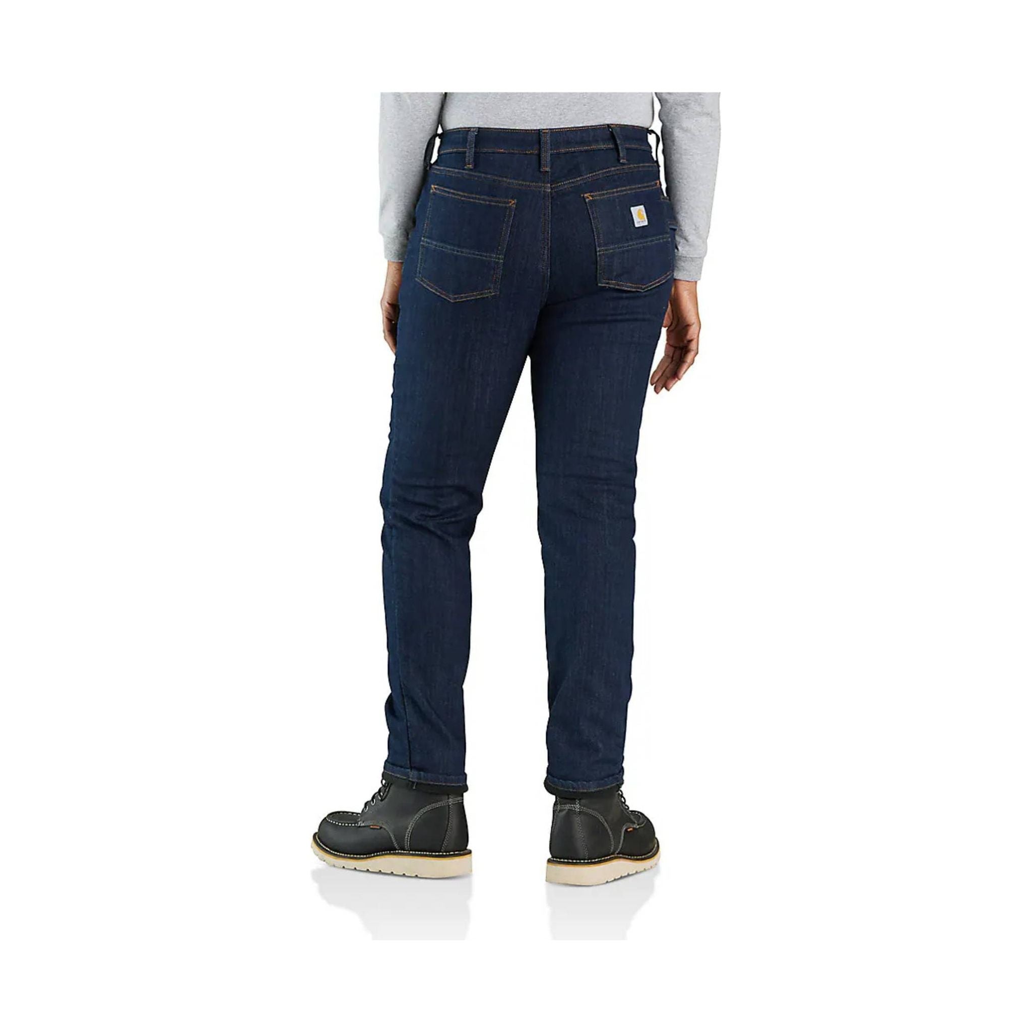 Carhartt Women's Rugged Flex Relaxed Fit Fleece Lined Jean - Pinnacle by Lenny's Shoe & Apparel