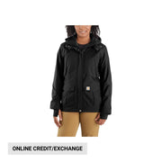 Carhartt Women's Shoreline Relaxed Fit Lightweight Jacket - Black by Lenny's Shoe & Apparel