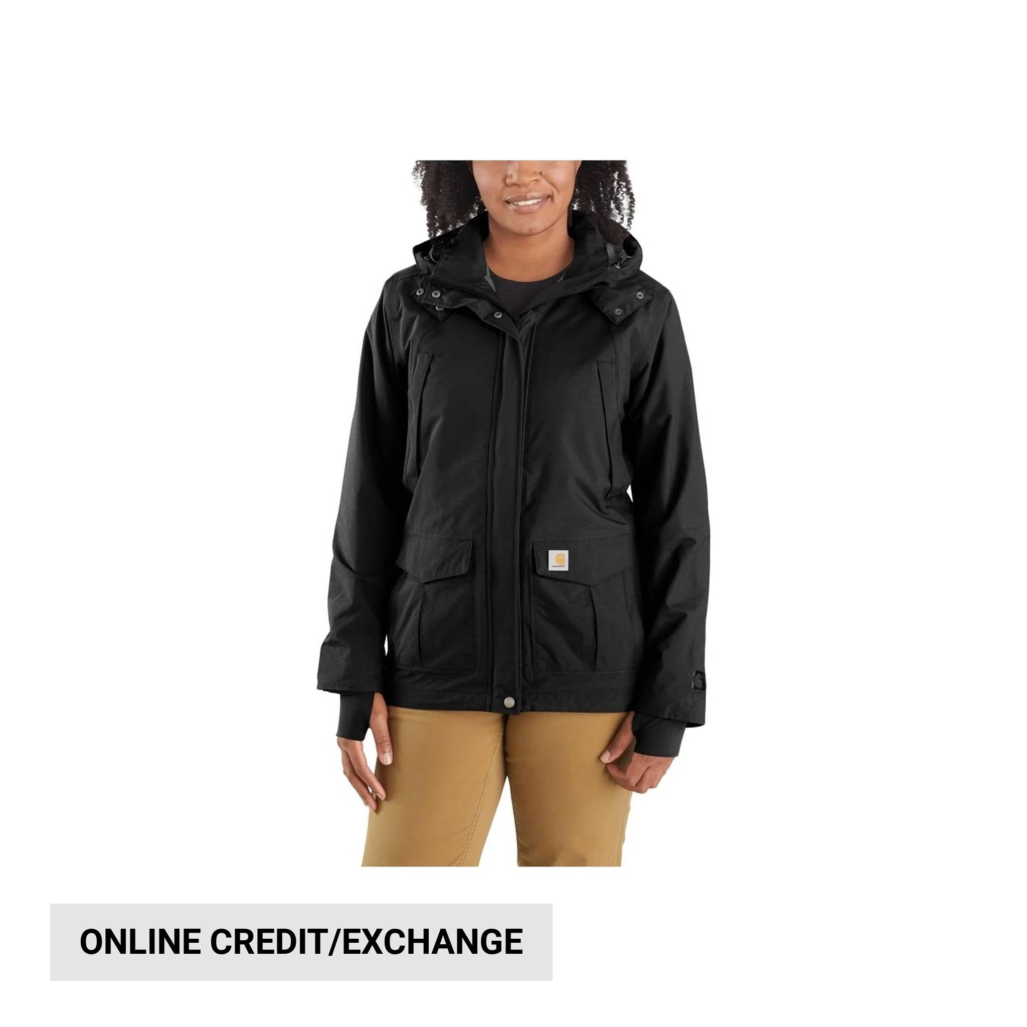 Carhartt Women's Shoreline Relaxed Fit Lightweight Jacket - Black by Lenny's Shoe & Apparel