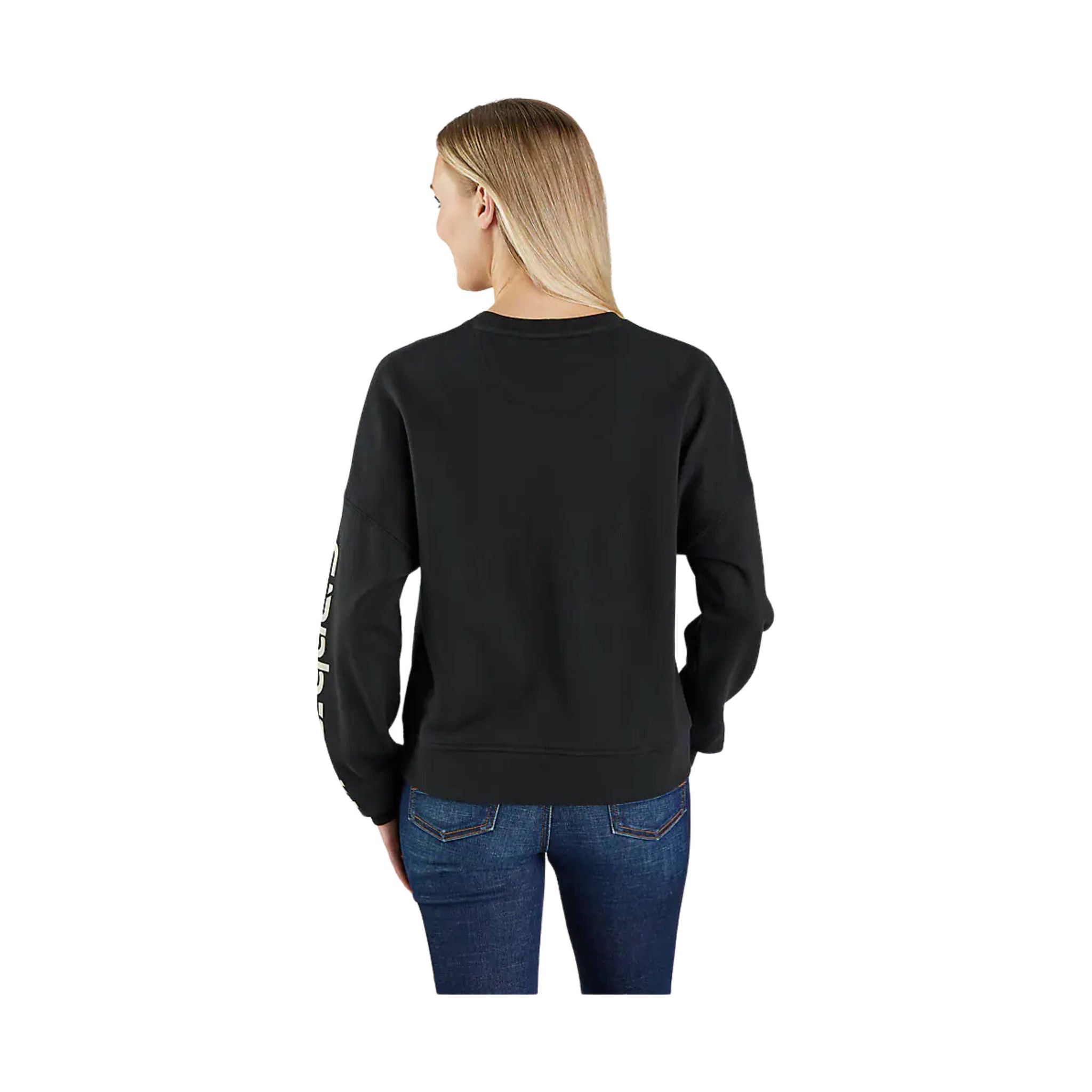 Carhartt Women's Tencel Fiber Series Loose Fit Long Sleeve Graphic Sweatshirt - Black by Lenny's Shoe & Apparel