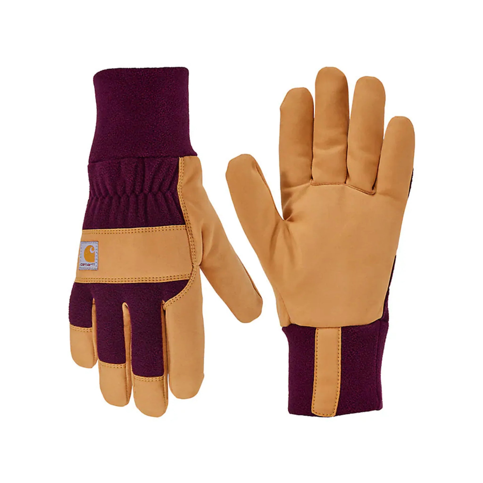 Carhartt Women's Wind Resistant Fleece Work Gloves - Eggplant by Lenny's Shoe & Apparel