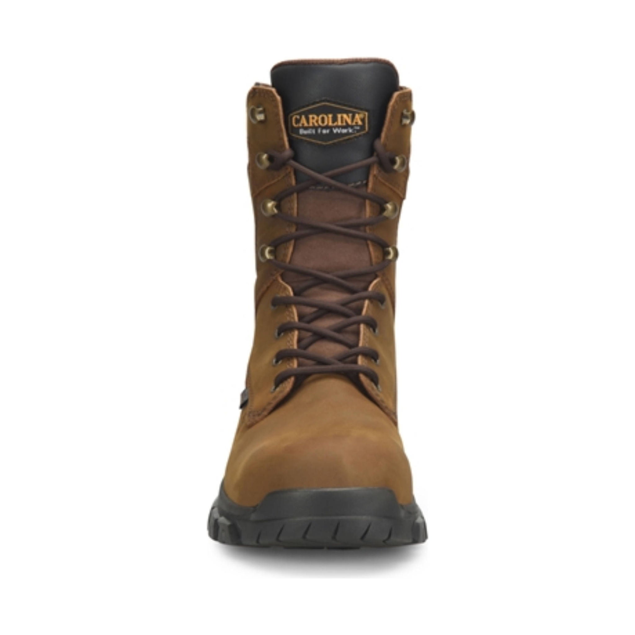Carolina Gruntz 8 Inch Waterproof Steel Toe Work Boots - Dark Brown by Lenny's Shoe & Apparel