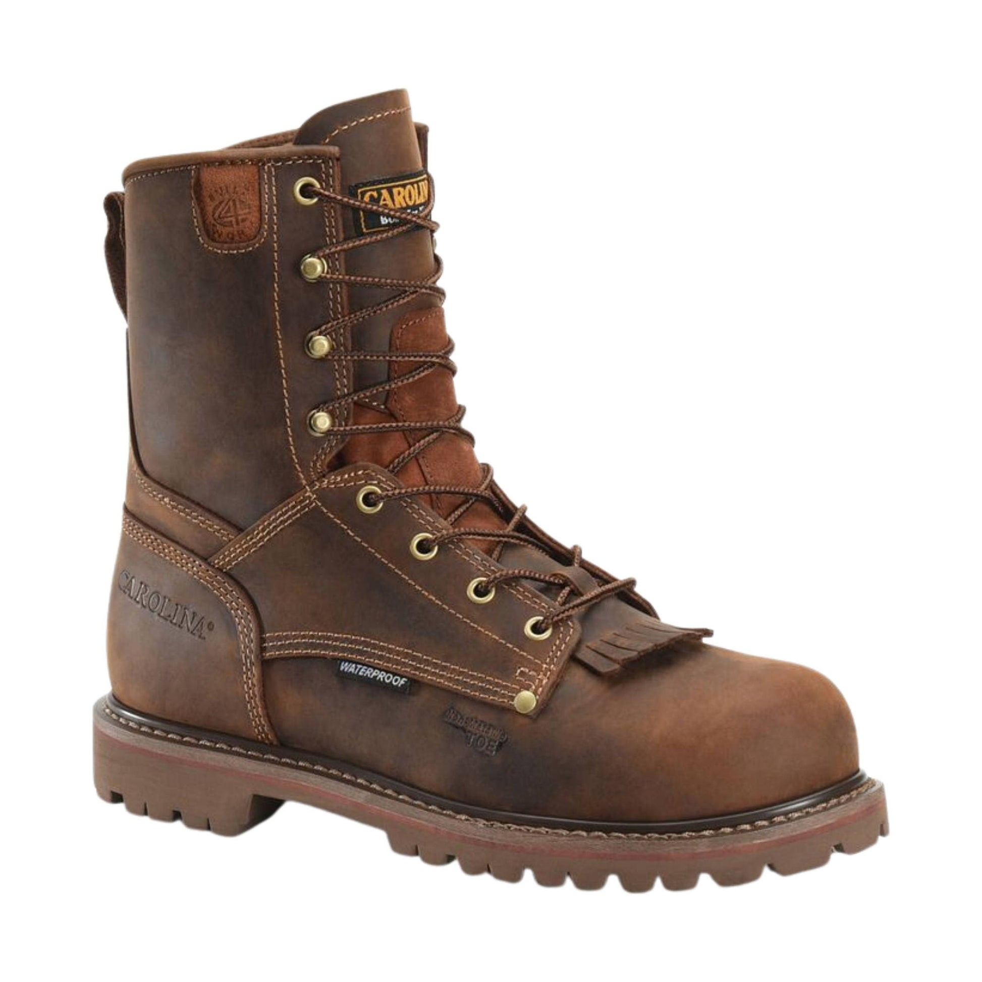 Carolina Men's 28 Series 8 Inch Waterproof Composite Toe Work Boots - Brown by Lenny's Shoe & Apparel