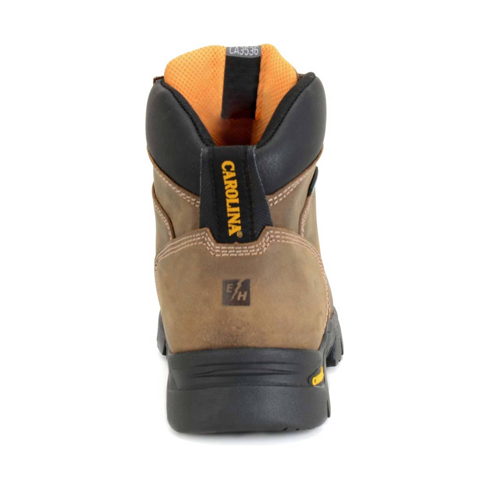 Carolina Men's 6 Inch Circuit Comp Toe Work Boot - Dark Brown by Lenny's Shoe & Apparel