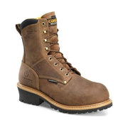 Carolina Men’s 8 Inch Waterproof Insulated Composite Toe Logger - Brown by Lenny's Shoe & Apparel