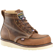 Carolina Men's Amp 6 Inch USA Soft Toe Moc Work Boots - Brown by Lenny's Shoe & Apparel