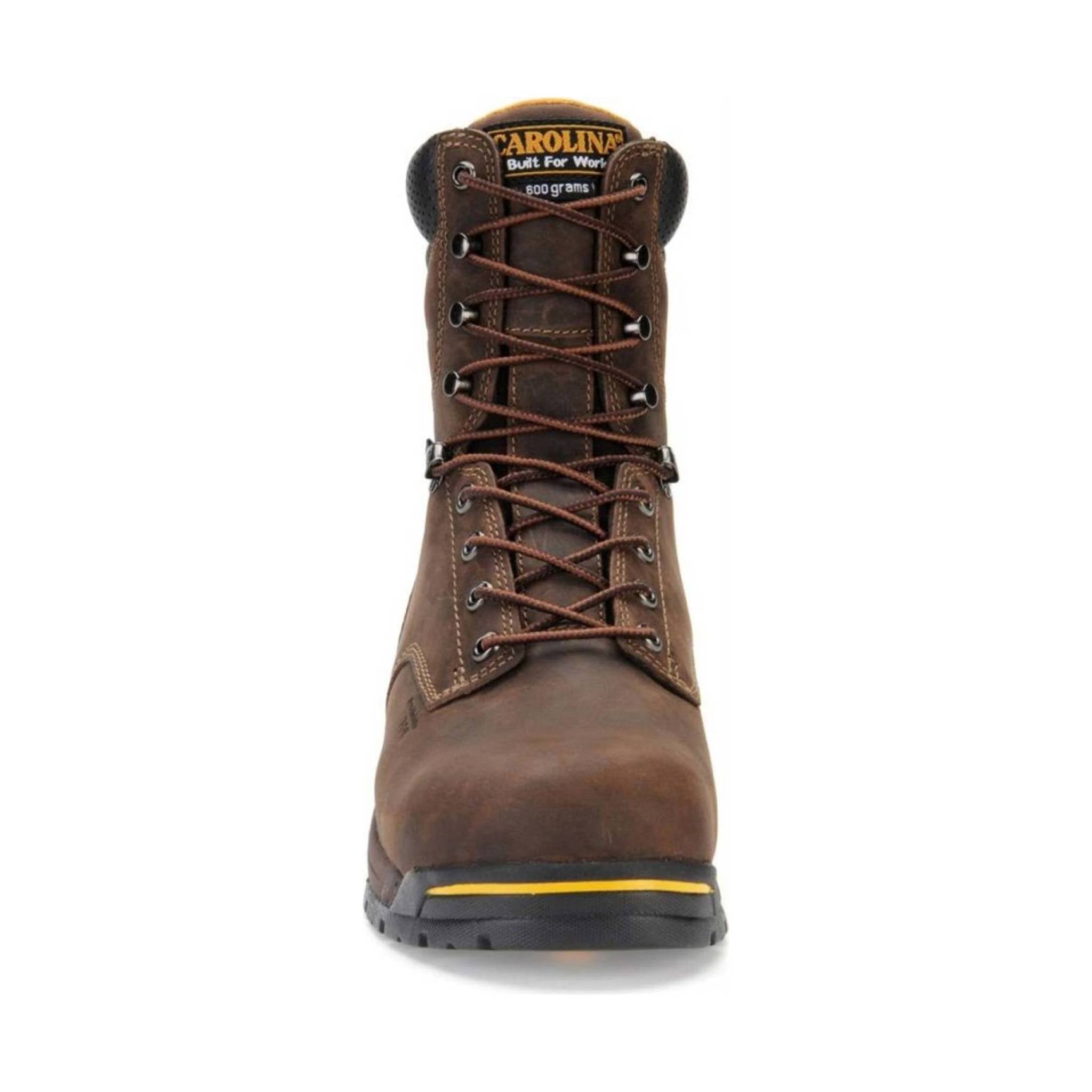Carolina Men's Bruno Hi 8 Inch Composite Toe Waterproof Boot - Brown by Lenny's Shoe & Apparel