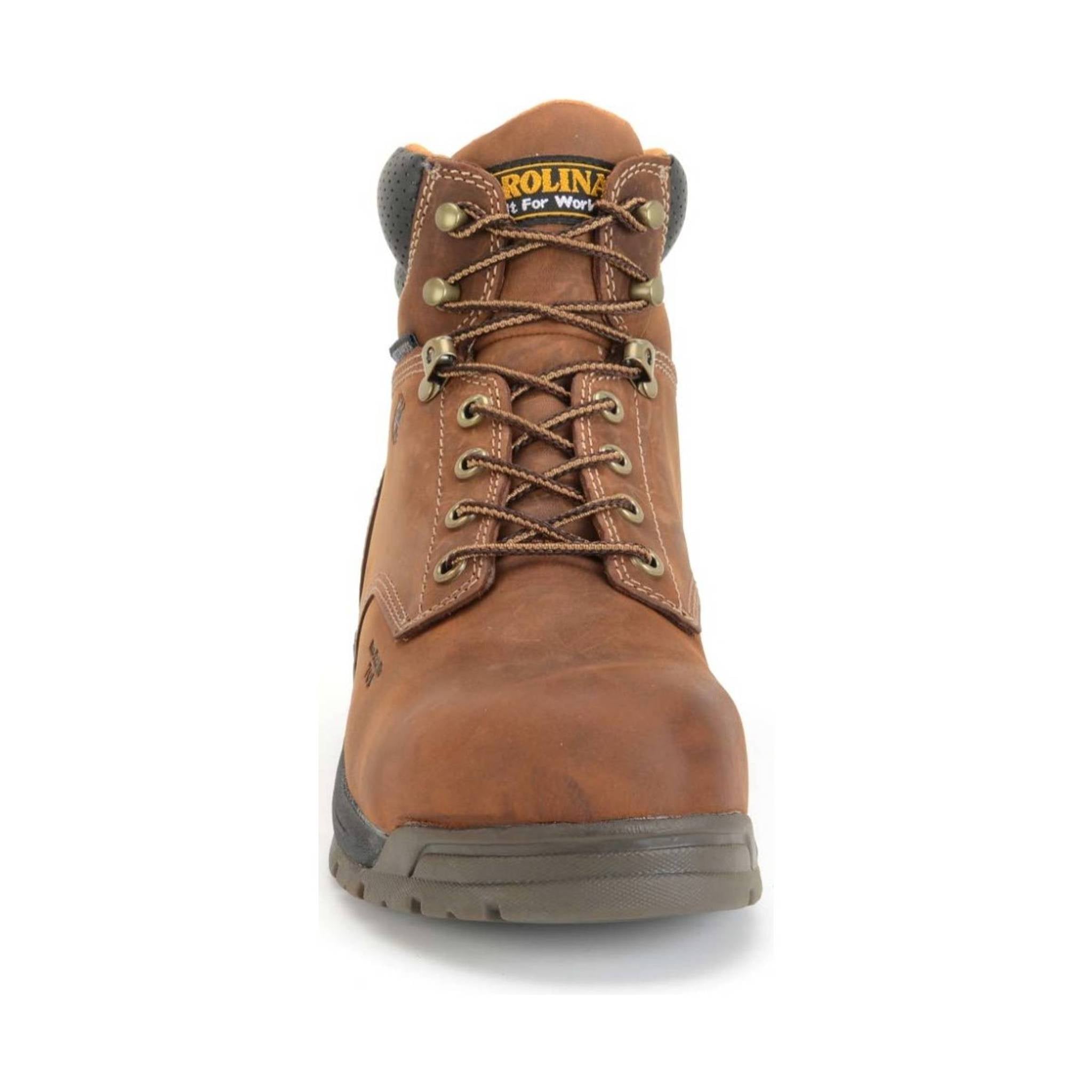 Carolina Men's Bruno Lo 6 Inch Composite Broad Toe Work Boot - Copper Crazy Horse by Lenny's Shoe & Apparel