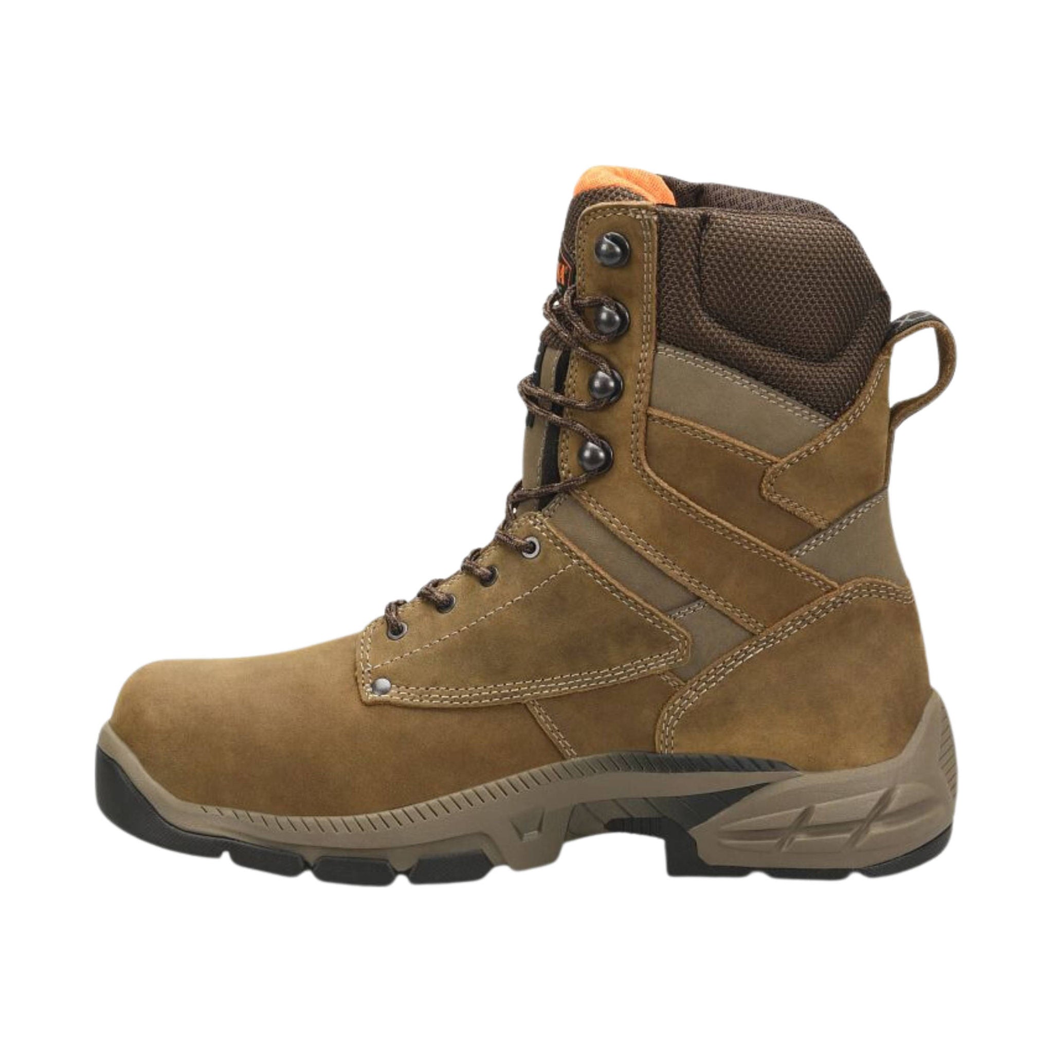 Carolina Men's Duke 8 Inch Carbon Composite Toe Insulated Waterproof Work Boots - Dark Brown by Lenny's Shoe & Apparel