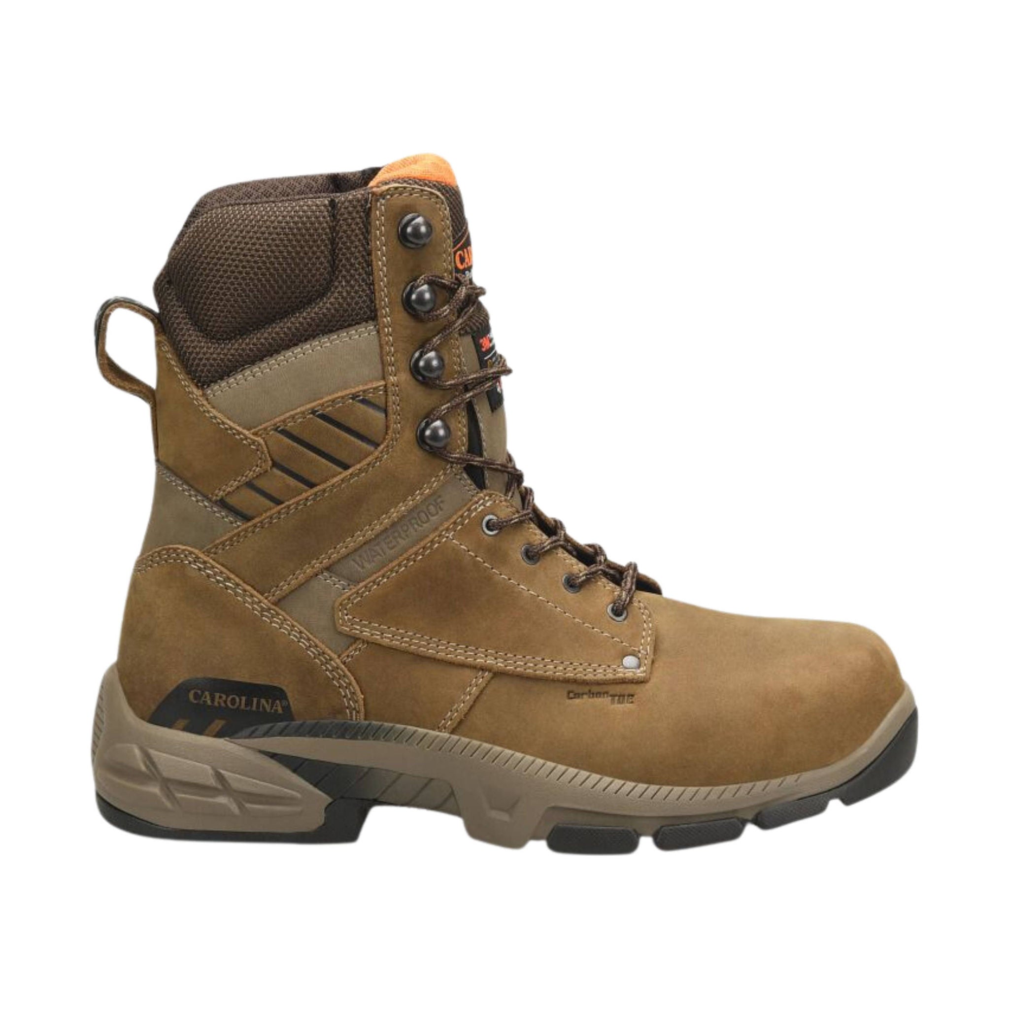 Carolina Men's Duke 8 Inch Carbon Composite Toe Insulated Waterproof Work Boots - Dark Brown by Lenny's Shoe & Apparel