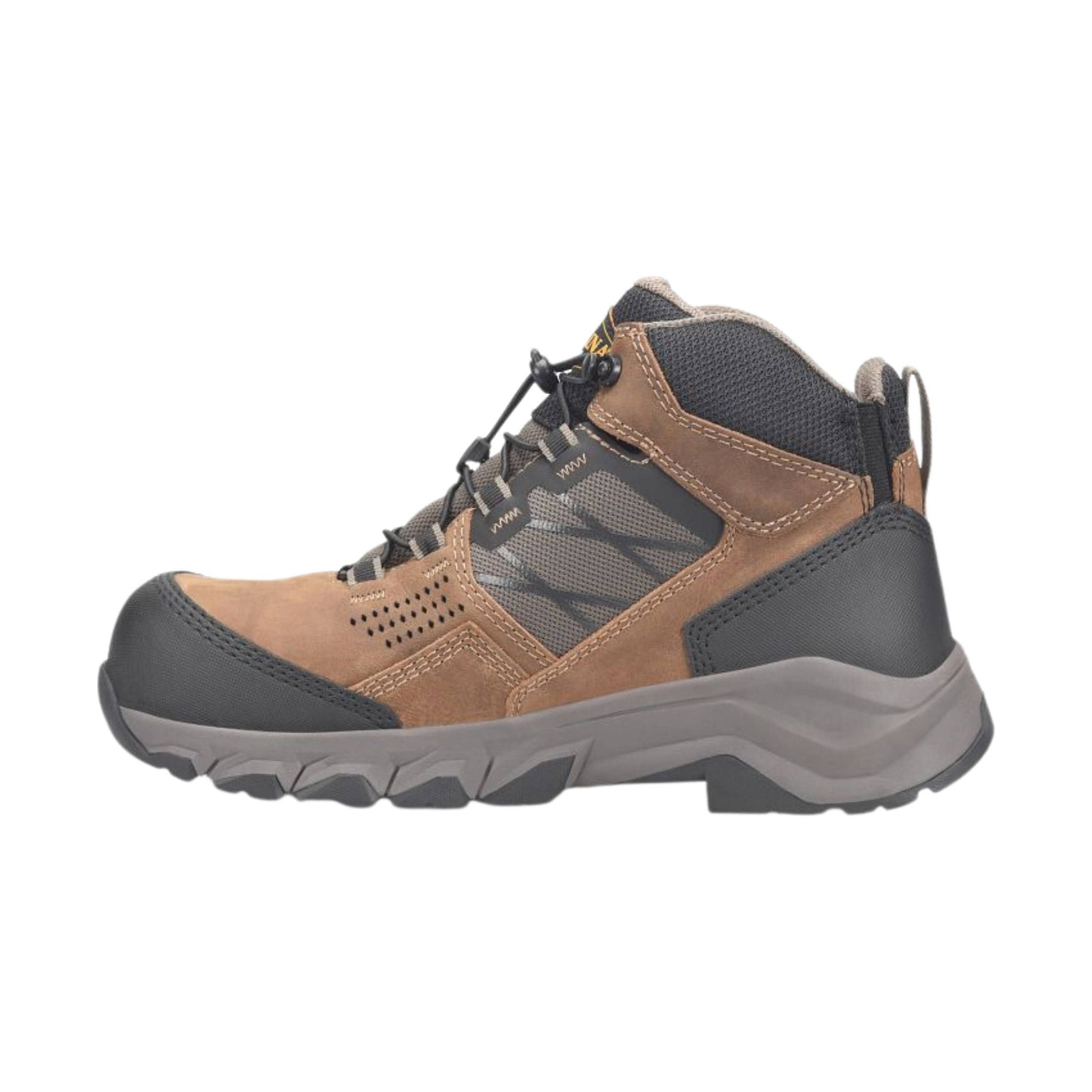 Carolina Men's Ironhide Ez Entry Composite Toe Waterproof Hiker Work Boots - Brown by Lenny's Shoe & Apparel