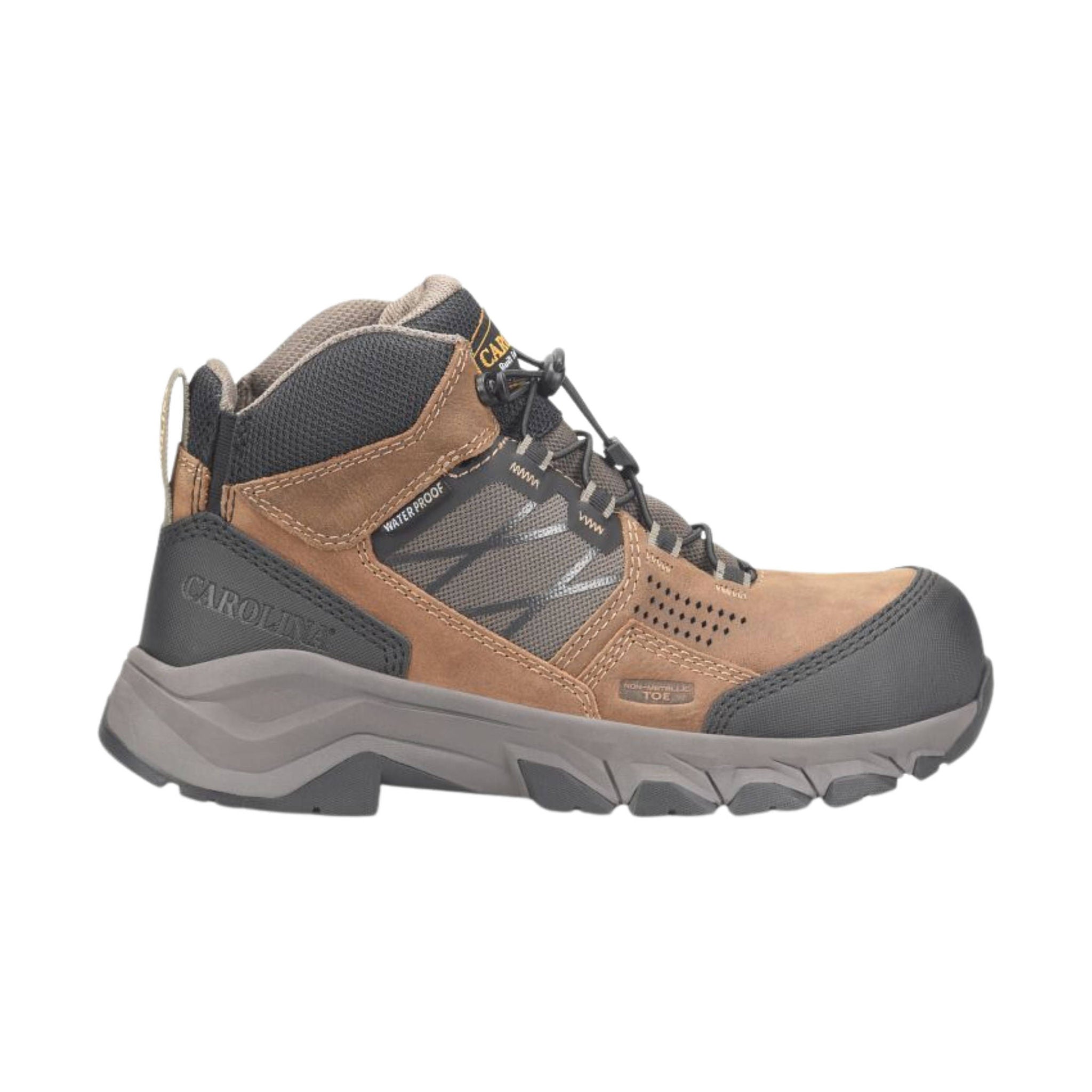 Carolina Men's Ironhide Ez Entry Composite Toe Waterproof Hiker Work Boots - Brown by Lenny's Shoe & Apparel