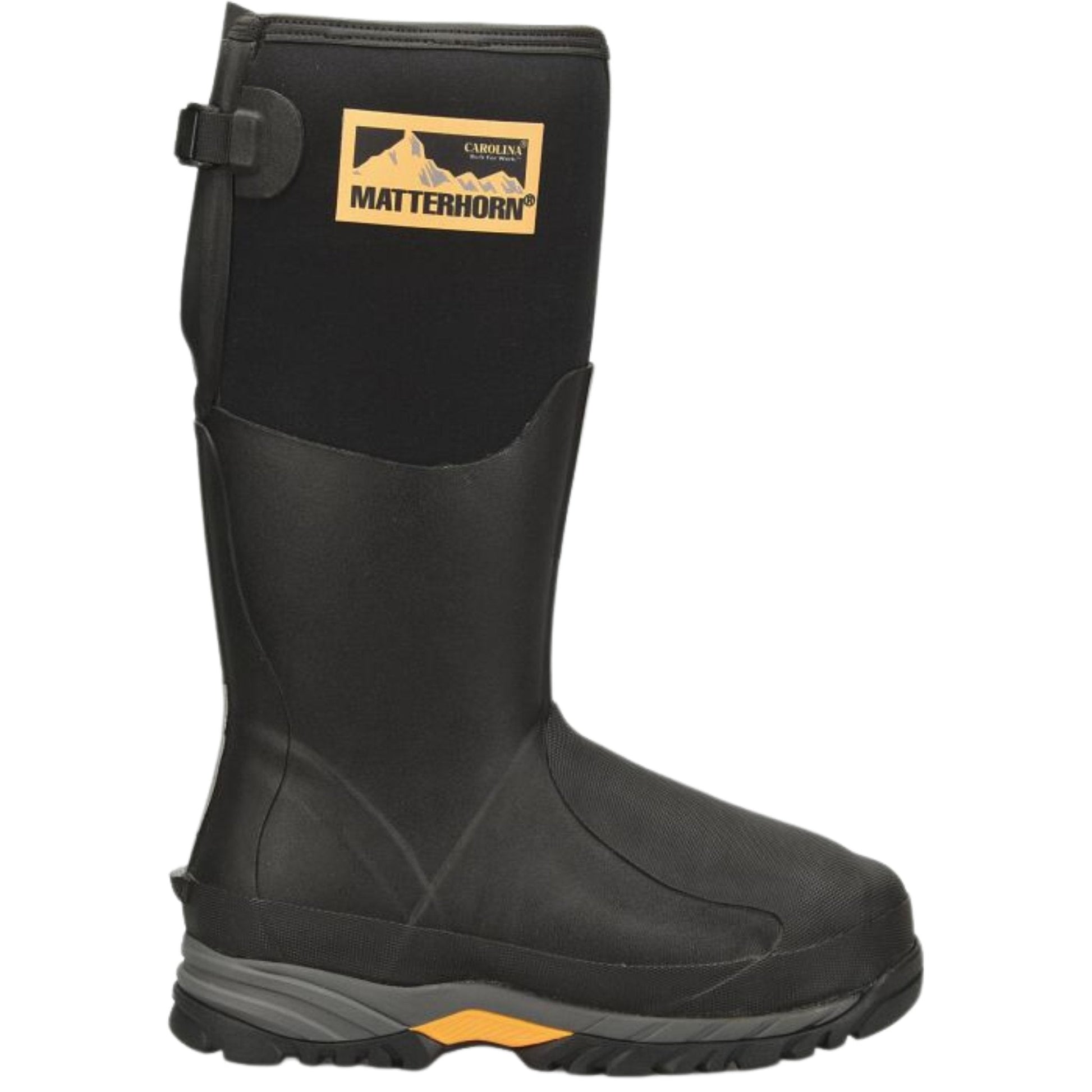 Carolina Men's Matterhorn Mud Jumper 15 Inch Steel Toe Met Guard Waterproof Work Boots - Black by Lenny's Shoe & Apparel