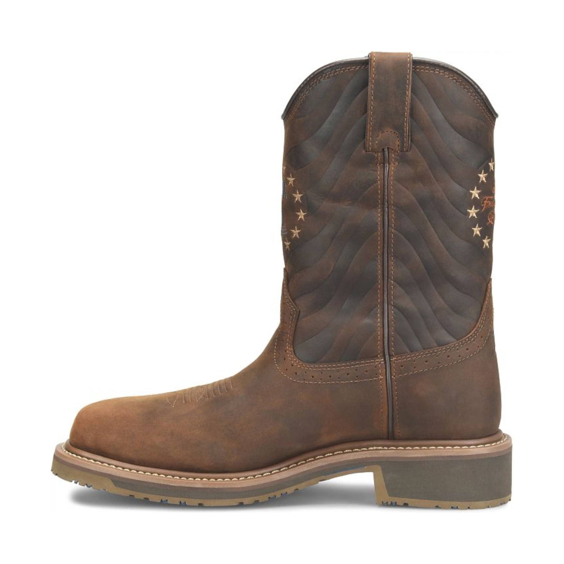 Carolina Men's Pipeline Waterproof 10 Inch Composite Toe Wellington Work Boots - Brown by Lenny's Shoe & Apparel
