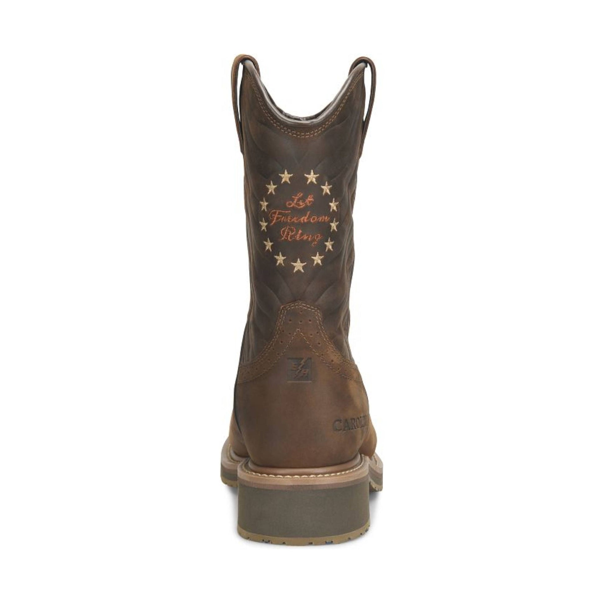 Carolina Men's Pipeline Waterproof 10 Inch Composite Toe Wellington Work Boots - Brown by Lenny's Shoe & Apparel