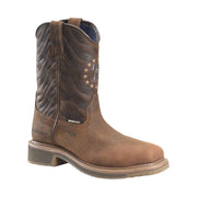 Carolina Men's Pipeline Waterproof 10 Inch Composite Toe Wellington Work Boots - Brown by Lenny's Shoe & Apparel