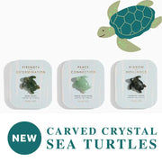 Carved Crystal Sea Turtle