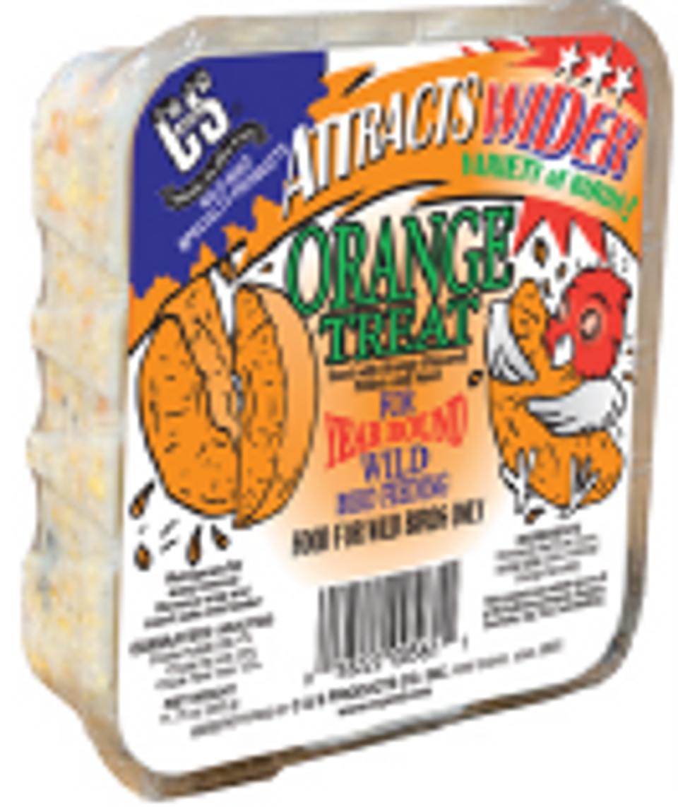 Bird Accessories - C&S Suet Orange Treat by Homeportonline