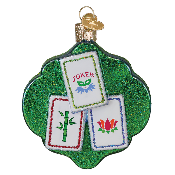 My Mahjong Friends Glass Ornament