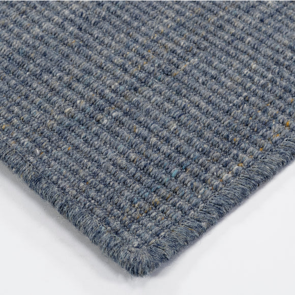 Chambal Boucle Rug Denim 5' x 7'6" by Homeportonline