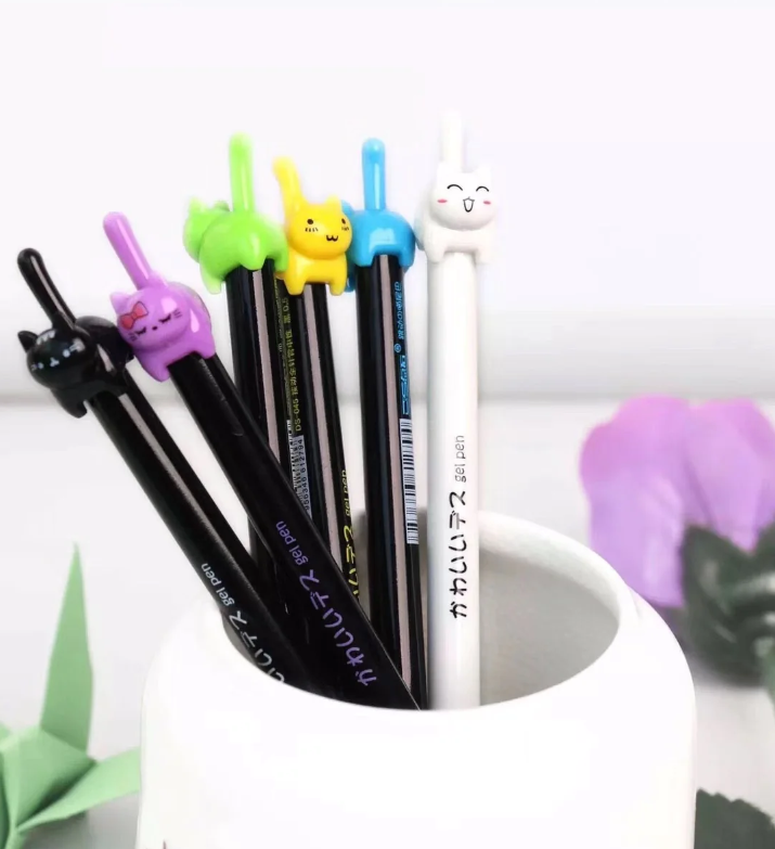 Gel Pen Cat Tail Retractable (Sold Individually) by Homeportonline
