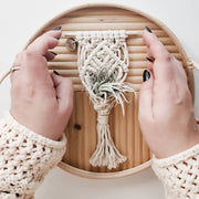 Mini Magnet Macrame Air Plant Holder