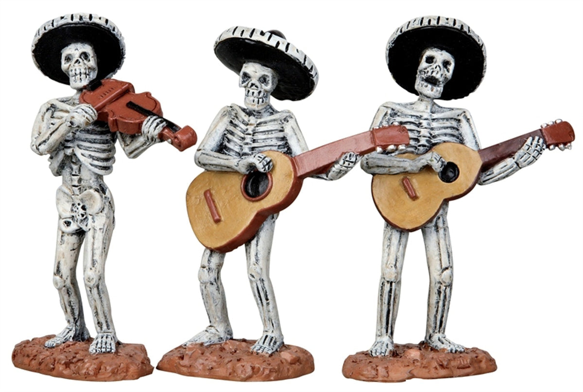 Skeleton Mariachi Band - 3 Piece Set