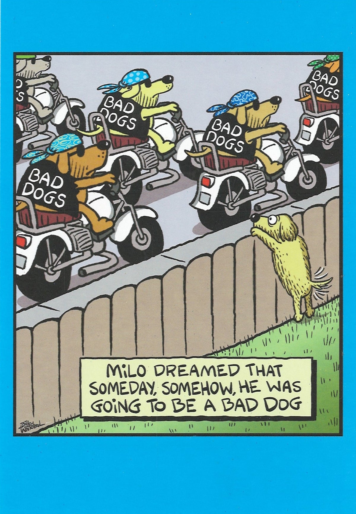 Bad To The Bone - Birthday Card