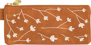 Samantha Vegan Leather Embroidered Pouch
