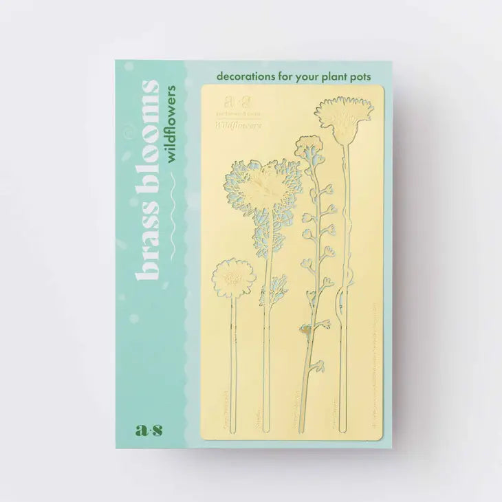 Sale!Brass Blooms Wildflowers, Botanical Decoration