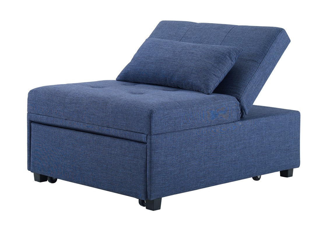 Dozer Sleeper Chair Blue by Homeportonline