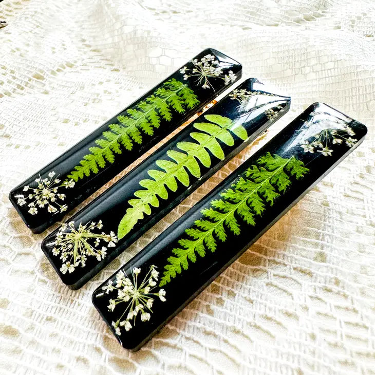 Pressed Flower Hair Clip
