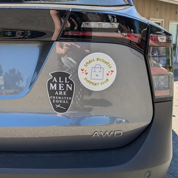 Cremated Car Magnet