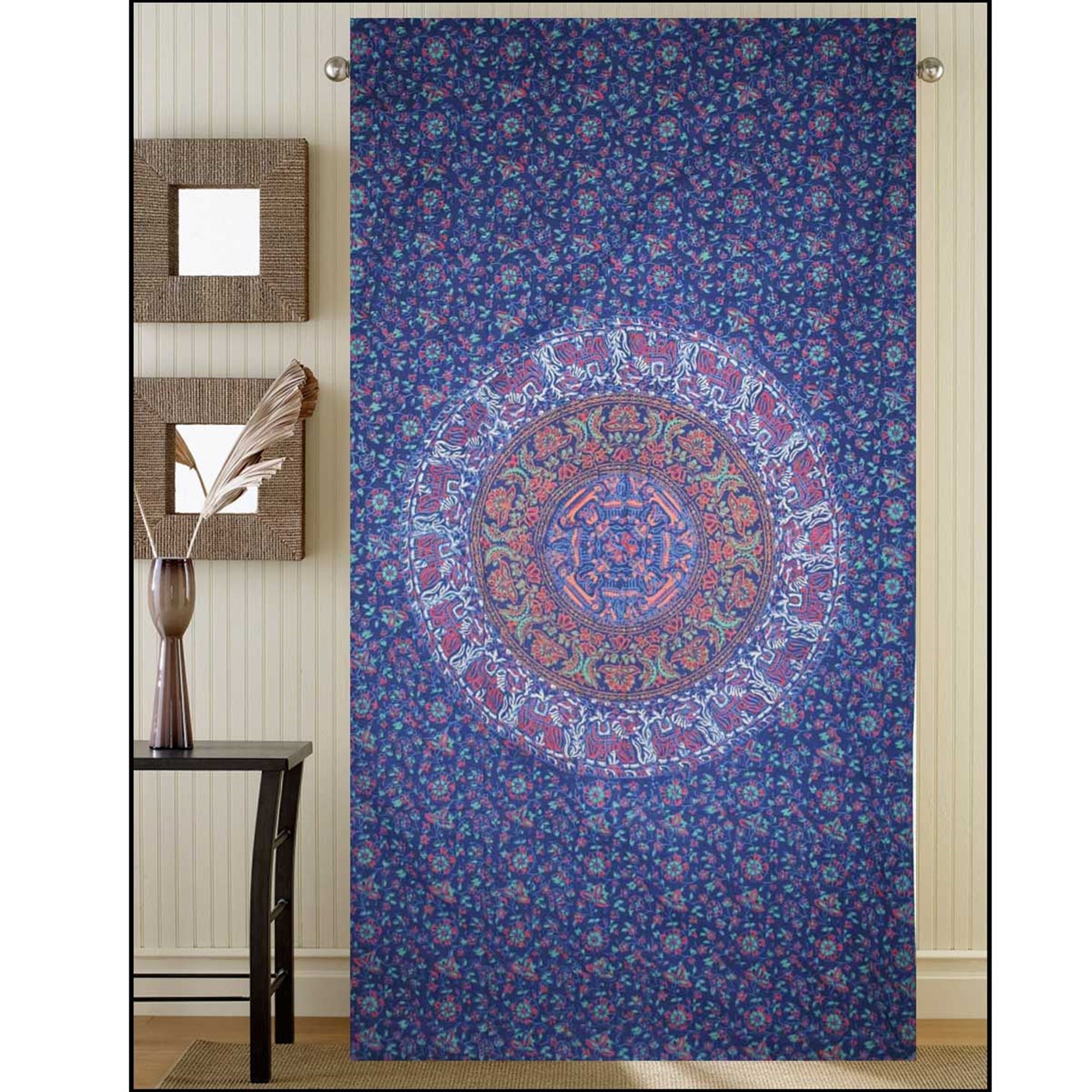 Window Panel Sanganeer Navy by Homeportonline
