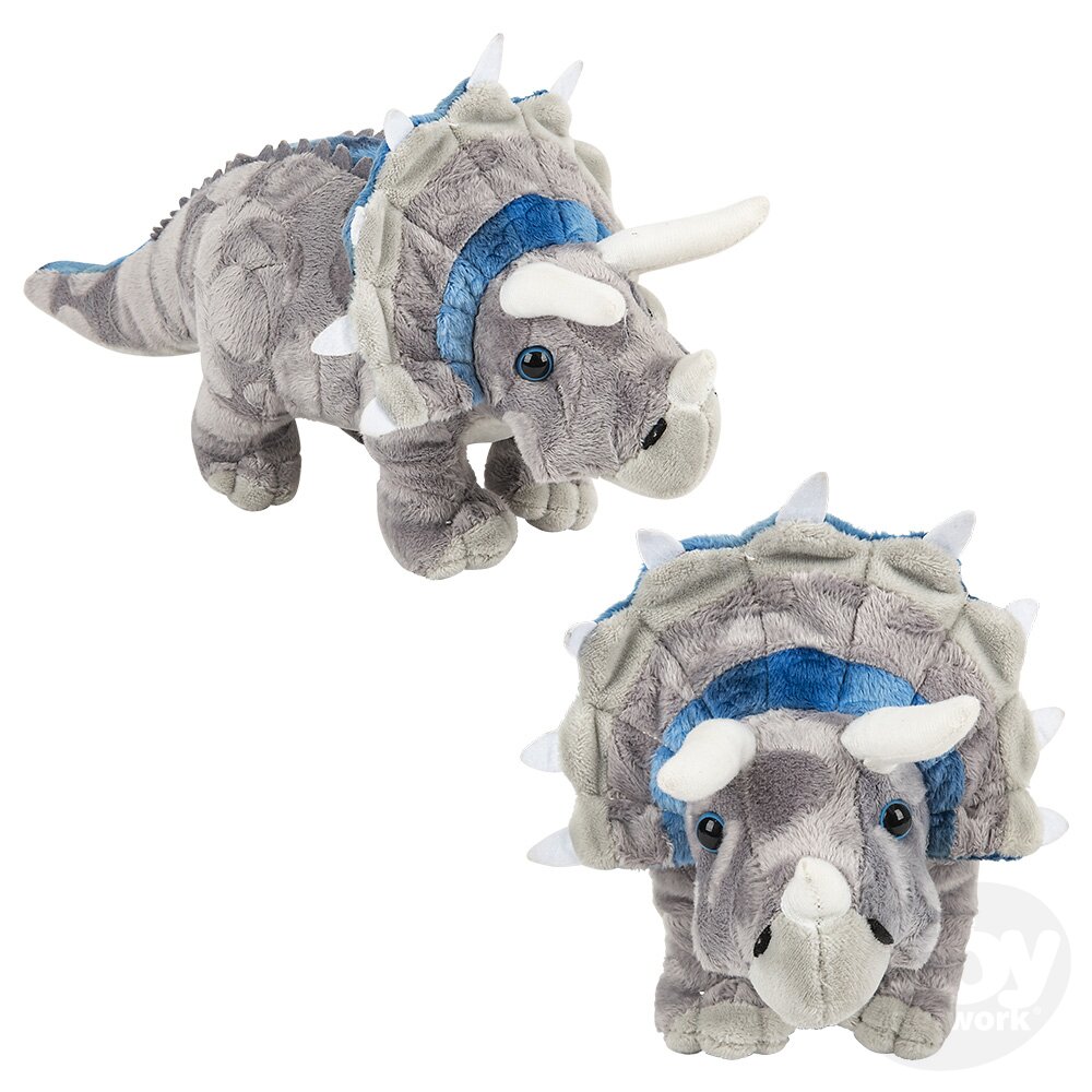 Plush Animal Den Dinosaur Triceratops 13" by Homeportonline
