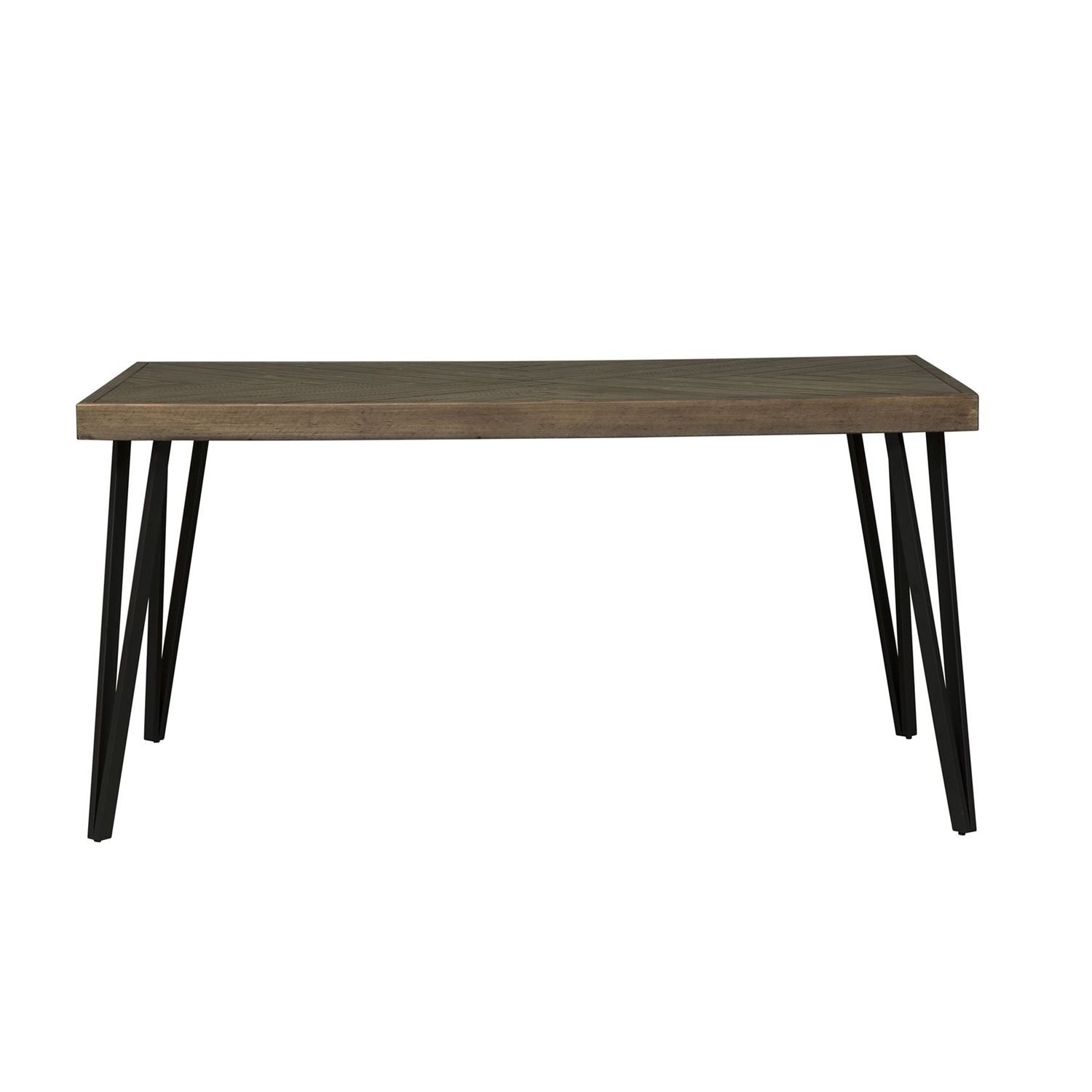 Horizons Rustic Caramel Rectangular Leg Dining Table Limited Availability by Homeportonline