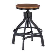 Haywood Adjustable Height Backless Stool (Sold Individually) by Homeportonline