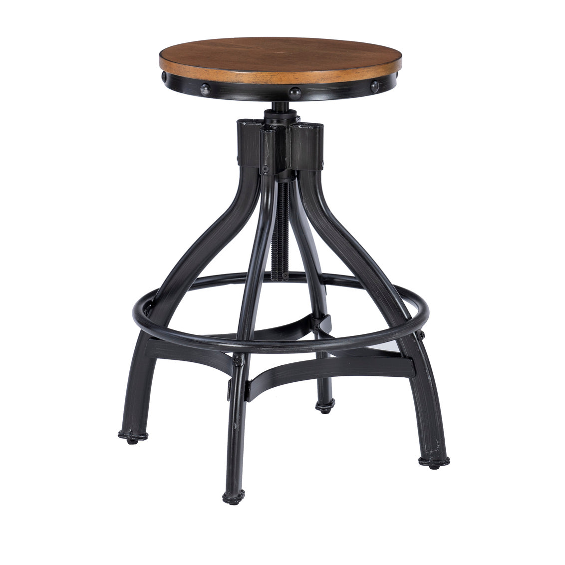 Haywood Adjustable Height Backless Stool (Sold Individually) by Homeportonline